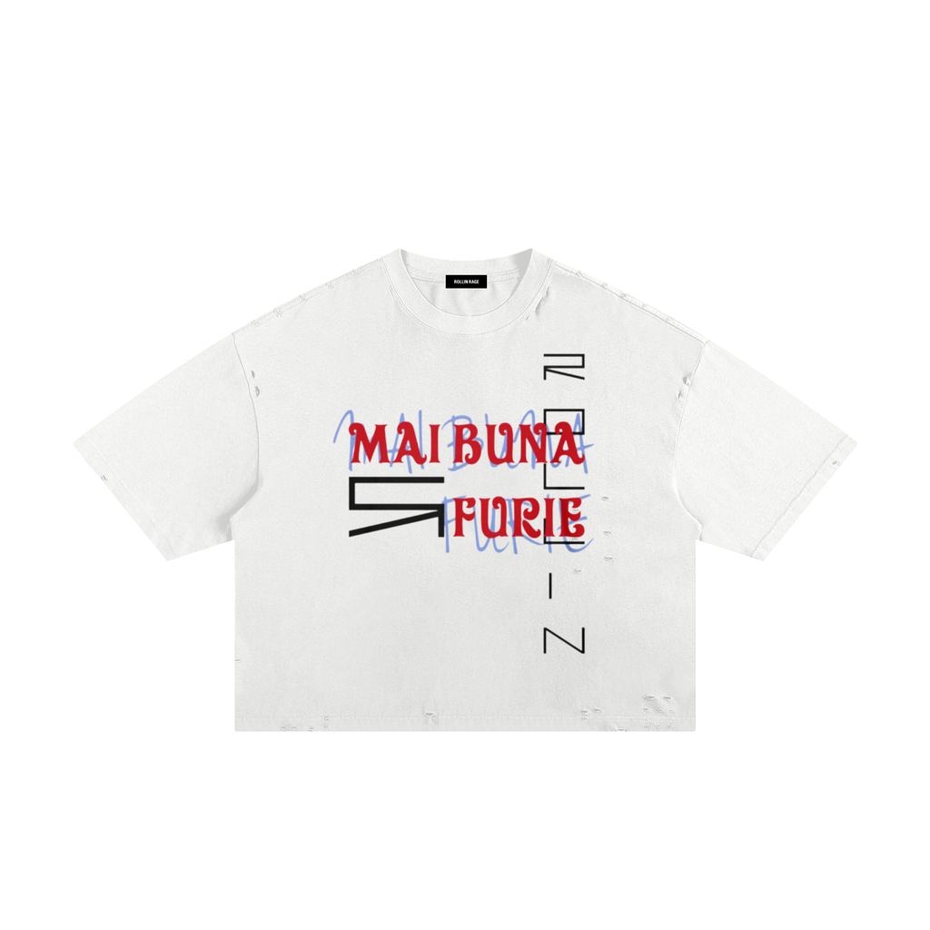 Boxy Distressed Better Rage Tee