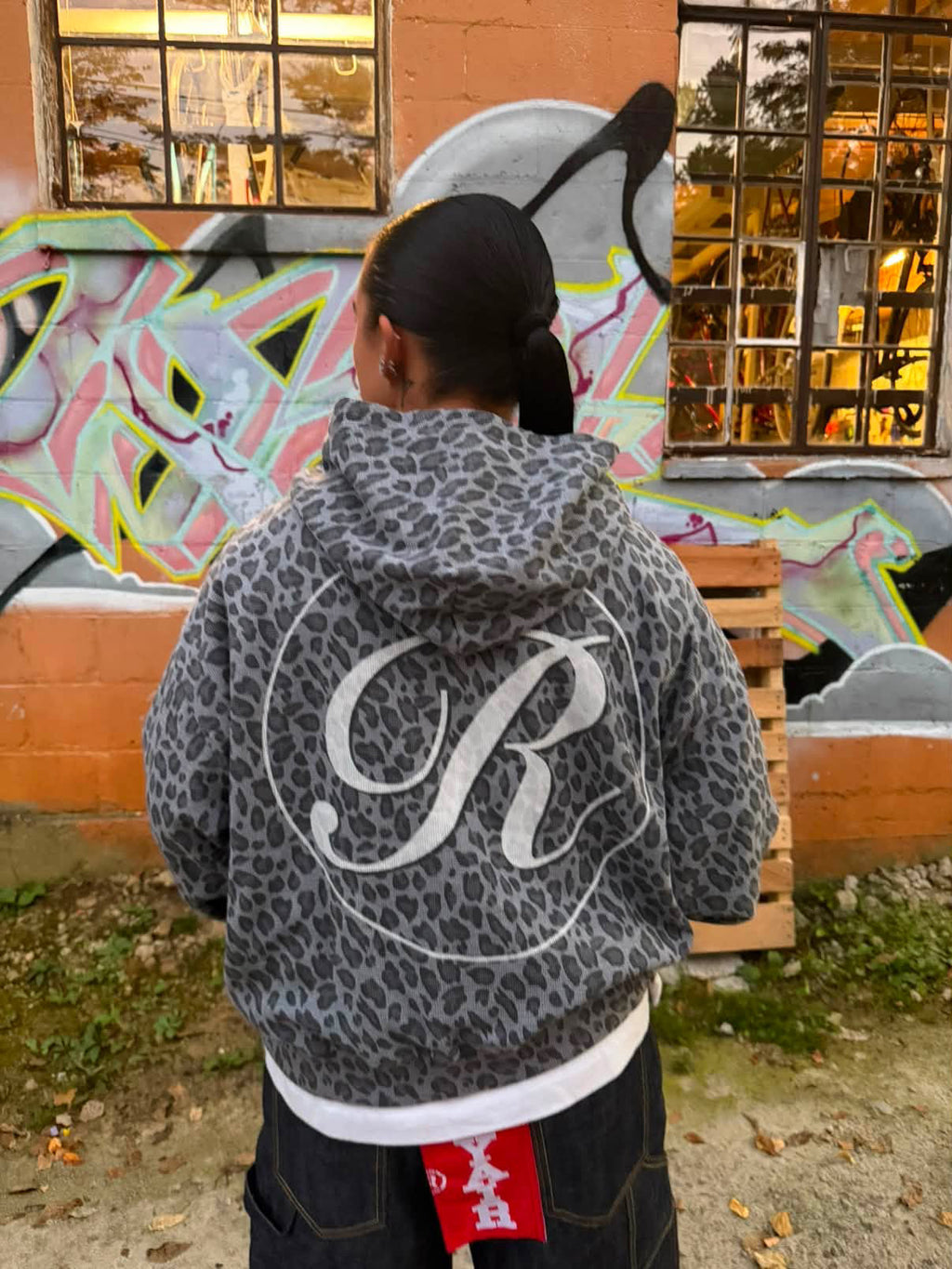 Tai Lung Waffle Zip Hoodie